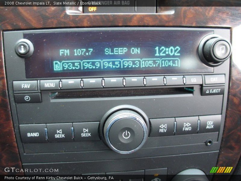 Slate Metallic / Ebony Black 2008 Chevrolet Impala LT