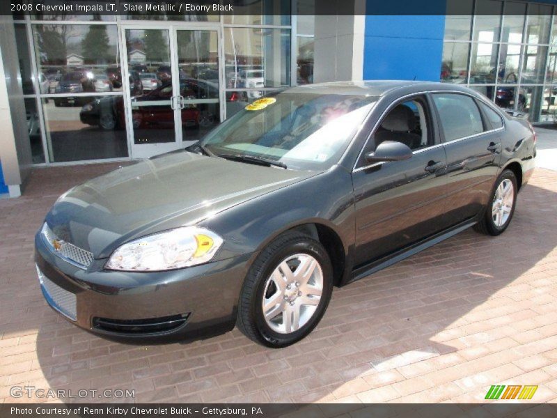 Slate Metallic / Ebony Black 2008 Chevrolet Impala LT