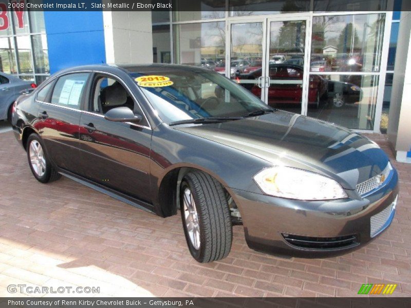 Slate Metallic / Ebony Black 2008 Chevrolet Impala LT