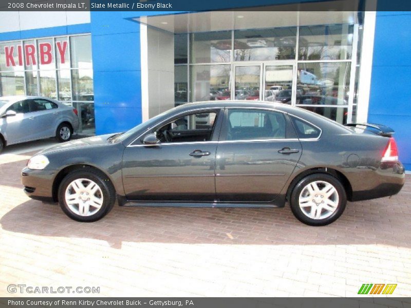 Slate Metallic / Ebony Black 2008 Chevrolet Impala LT