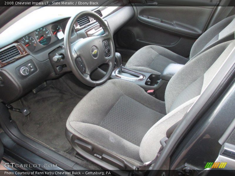 Slate Metallic / Ebony Black 2008 Chevrolet Impala LT