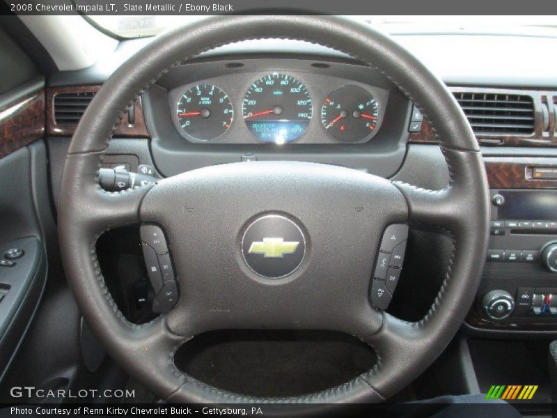 Slate Metallic / Ebony Black 2008 Chevrolet Impala LT