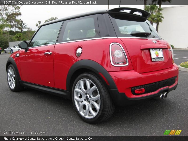 Chili Red / Rooster Red/Carbon Black 2007 Mini Cooper S Hardtop