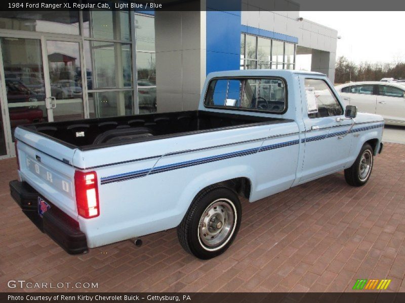 Light Blue / Blue 1984 Ford Ranger XL Regular Cab