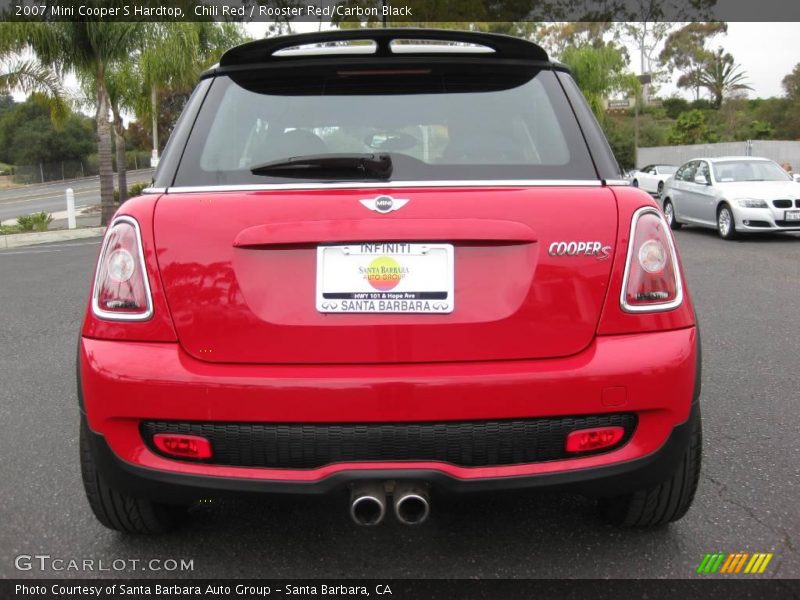 Chili Red / Rooster Red/Carbon Black 2007 Mini Cooper S Hardtop