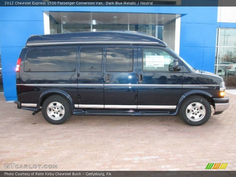  2012 Express 1500 Passenger Conversion Van Dark Blue Metallic