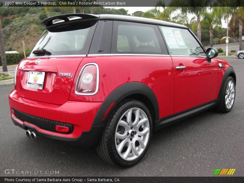 Chili Red / Rooster Red/Carbon Black 2007 Mini Cooper S Hardtop