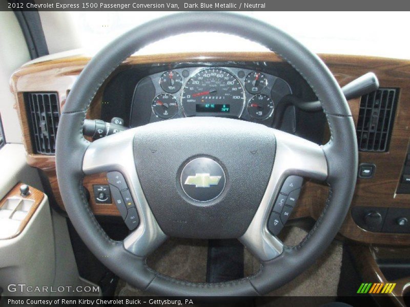  2012 Express 1500 Passenger Conversion Van Steering Wheel