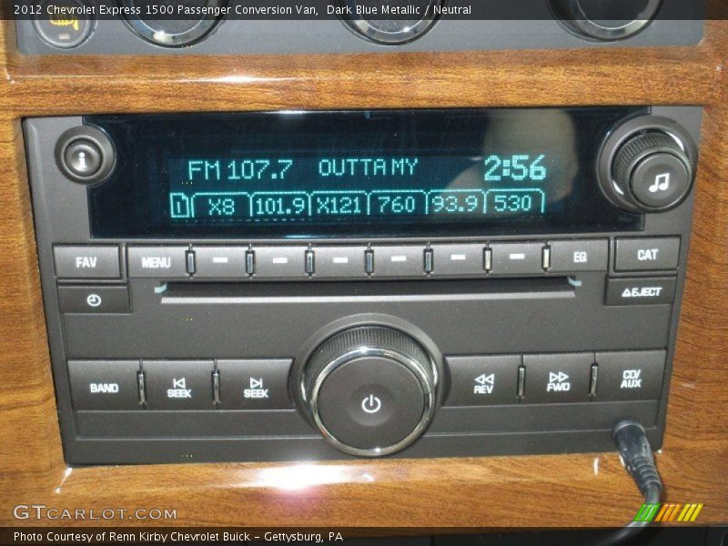 Audio System of 2012 Express 1500 Passenger Conversion Van