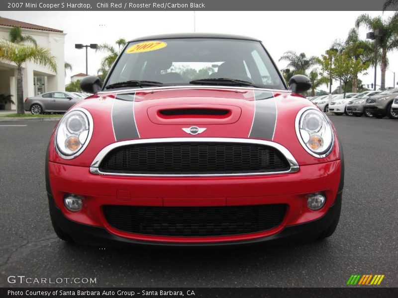 Chili Red / Rooster Red/Carbon Black 2007 Mini Cooper S Hardtop