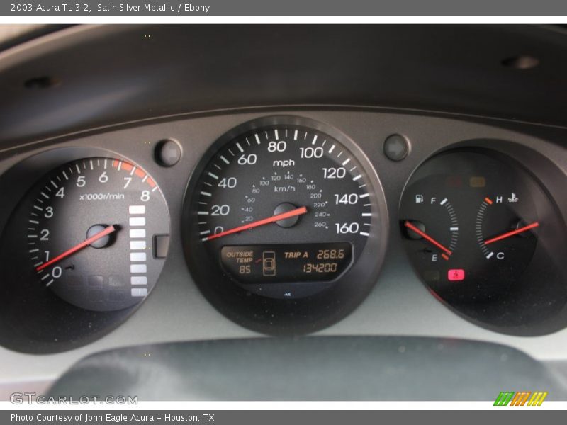 Satin Silver Metallic / Ebony 2003 Acura TL 3.2