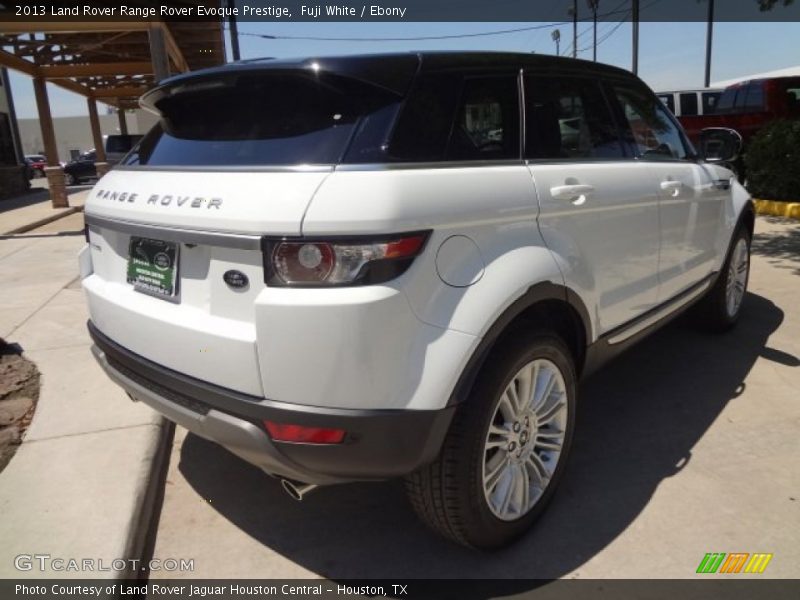Fuji White / Ebony 2013 Land Rover Range Rover Evoque Prestige