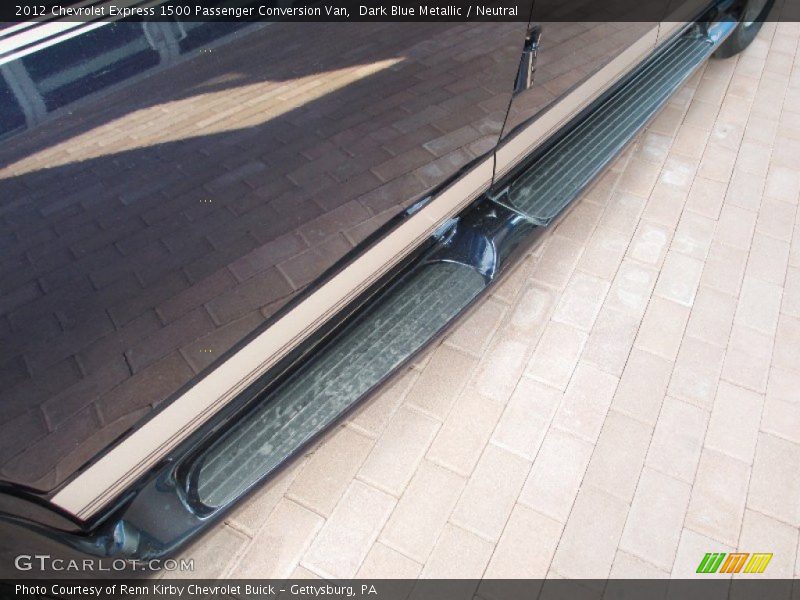 Dark Blue Metallic / Neutral 2012 Chevrolet Express 1500 Passenger Conversion Van