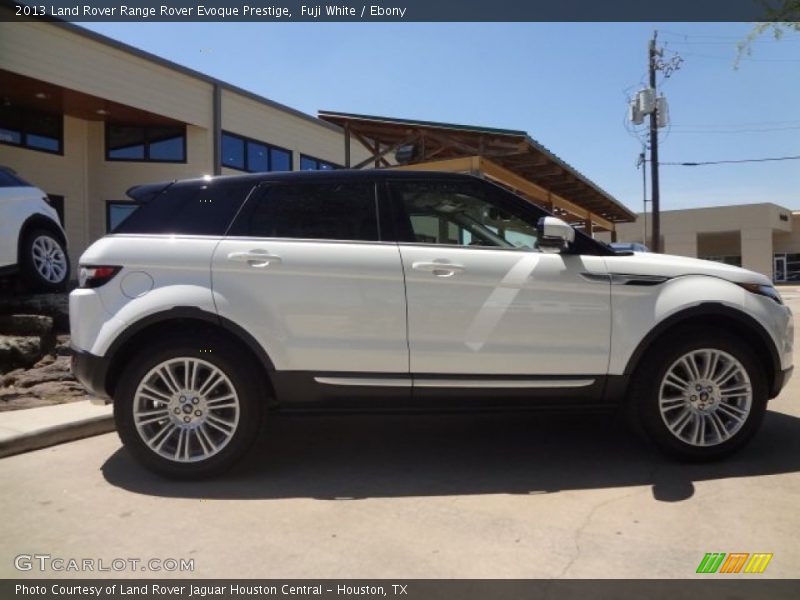 Fuji White / Ebony 2013 Land Rover Range Rover Evoque Prestige