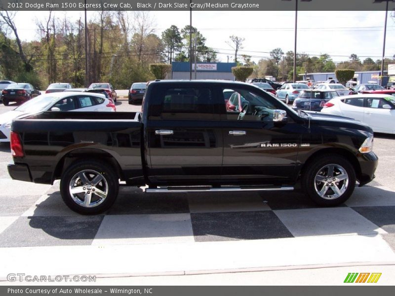 Black / Dark Slate Gray/Medium Graystone 2012 Dodge Ram 1500 Express Crew Cab