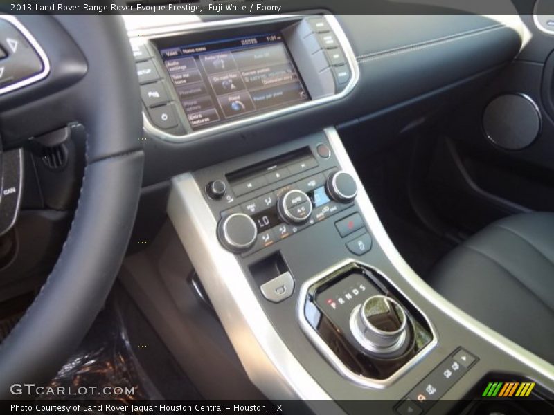 Controls of 2013 Range Rover Evoque Prestige
