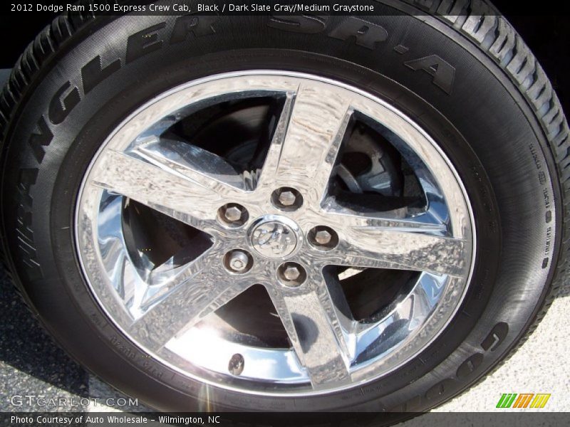 Black / Dark Slate Gray/Medium Graystone 2012 Dodge Ram 1500 Express Crew Cab
