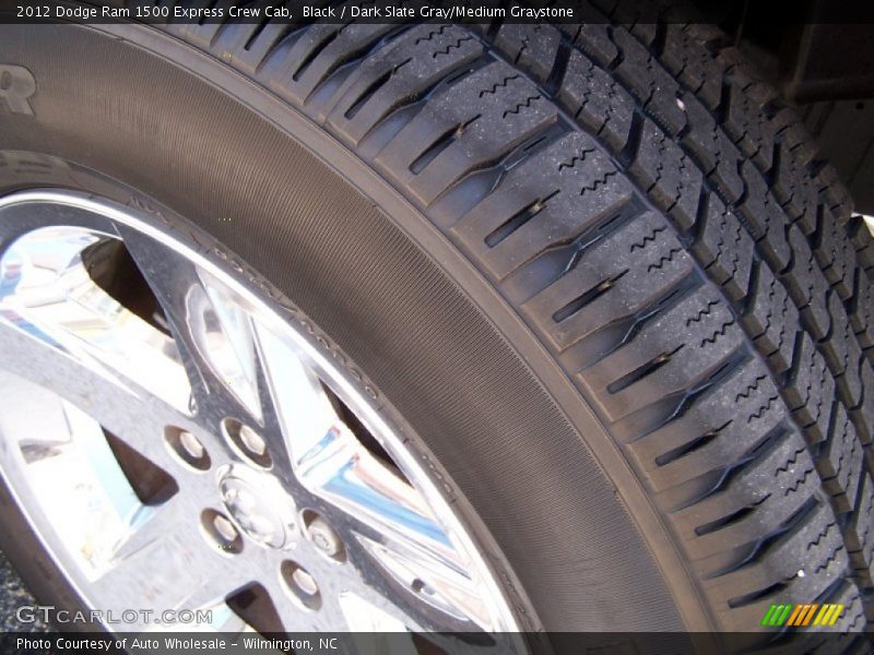 Black / Dark Slate Gray/Medium Graystone 2012 Dodge Ram 1500 Express Crew Cab
