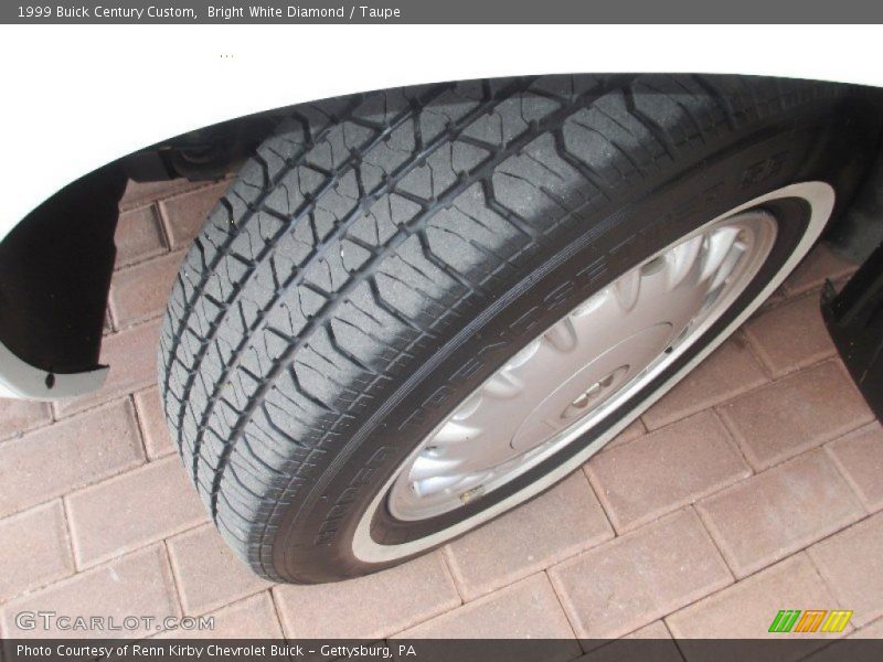 Bright White Diamond / Taupe 1999 Buick Century Custom