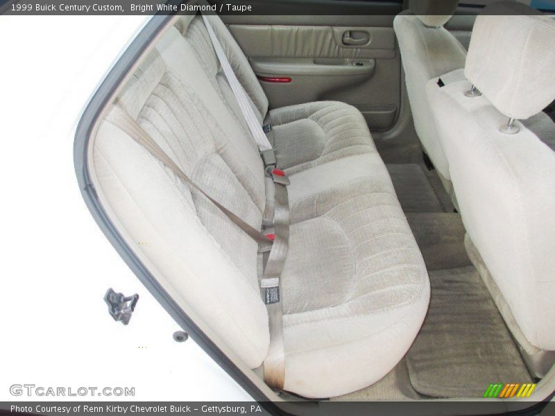 Bright White Diamond / Taupe 1999 Buick Century Custom