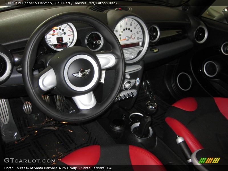 Chili Red / Rooster Red/Carbon Black 2007 Mini Cooper S Hardtop