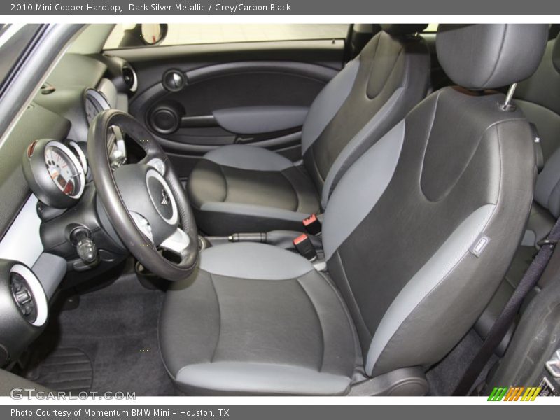 Dark Silver Metallic / Grey/Carbon Black 2010 Mini Cooper Hardtop