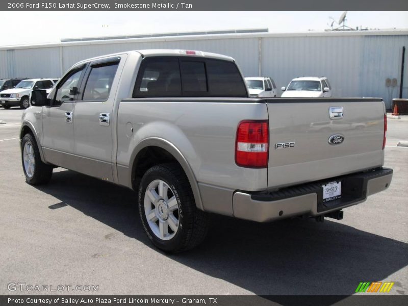 Smokestone Metallic / Tan 2006 Ford F150 Lariat SuperCrew
