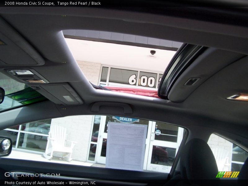 Tango Red Pearl / Black 2008 Honda Civic Si Coupe