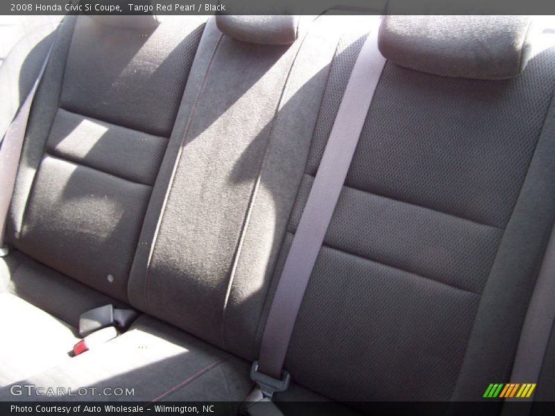 Tango Red Pearl / Black 2008 Honda Civic Si Coupe