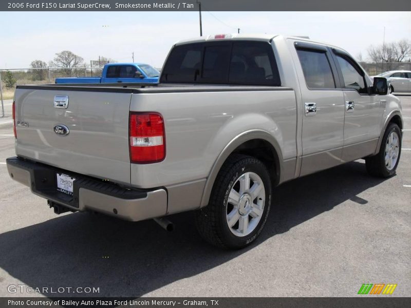 Smokestone Metallic / Tan 2006 Ford F150 Lariat SuperCrew