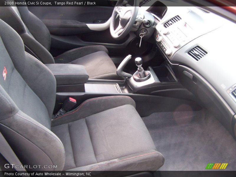 Tango Red Pearl / Black 2008 Honda Civic Si Coupe