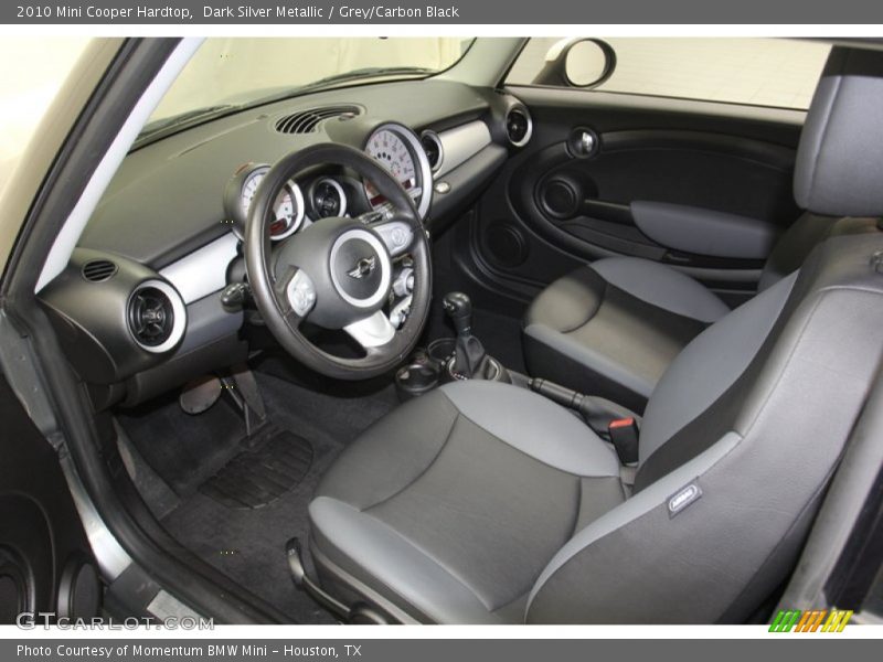 Dark Silver Metallic / Grey/Carbon Black 2010 Mini Cooper Hardtop