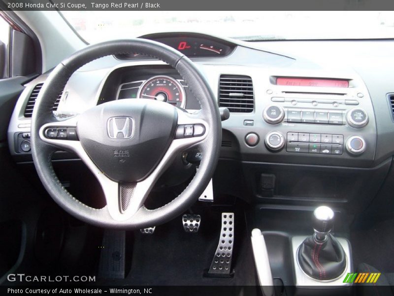 Tango Red Pearl / Black 2008 Honda Civic Si Coupe