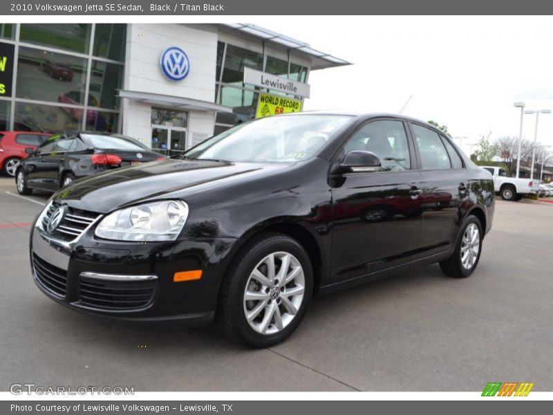 Black / Titan Black 2010 Volkswagen Jetta SE Sedan