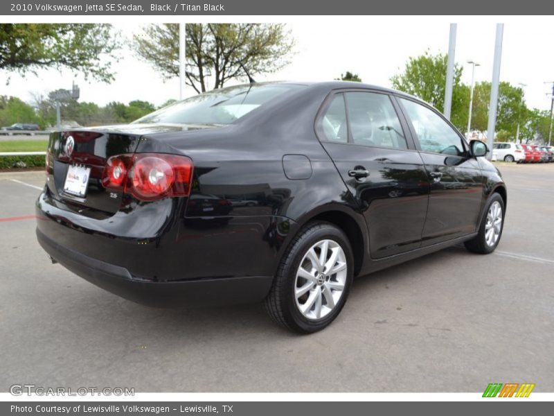 Black / Titan Black 2010 Volkswagen Jetta SE Sedan