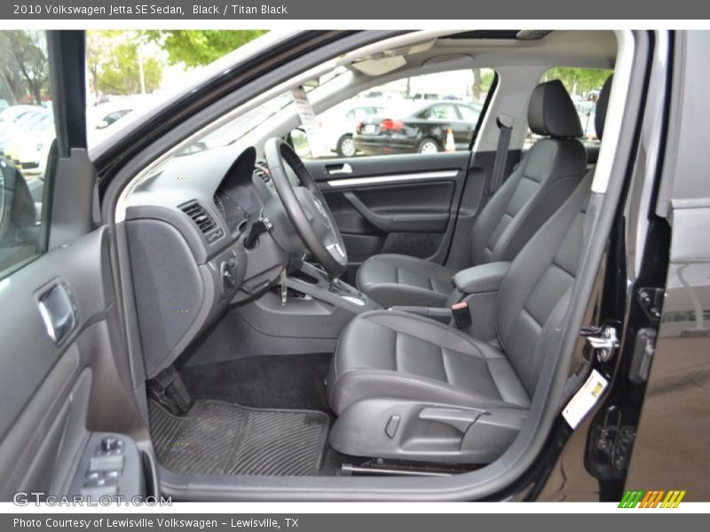 Black / Titan Black 2010 Volkswagen Jetta SE Sedan