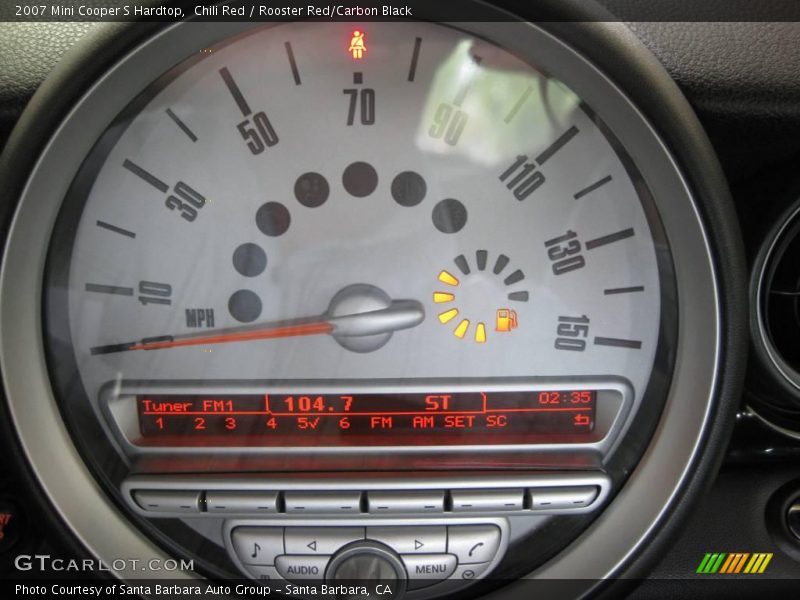 Chili Red / Rooster Red/Carbon Black 2007 Mini Cooper S Hardtop