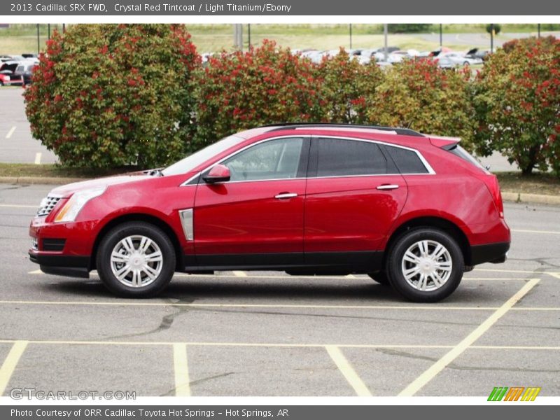 Crystal Red Tintcoat / Light Titanium/Ebony 2013 Cadillac SRX FWD