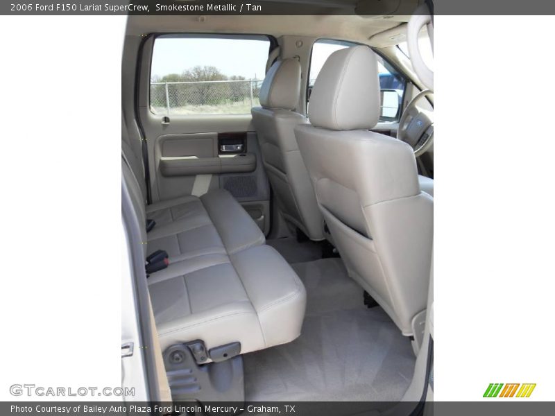 Smokestone Metallic / Tan 2006 Ford F150 Lariat SuperCrew