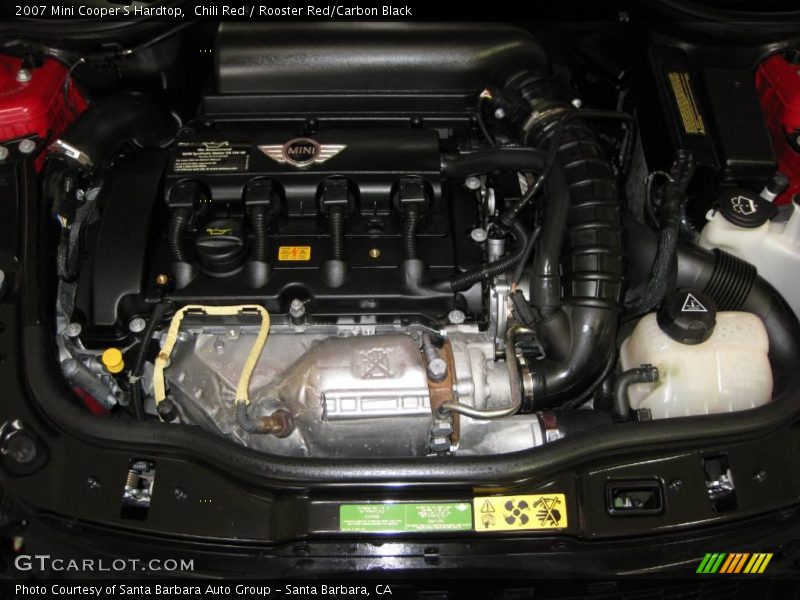Chili Red / Rooster Red/Carbon Black 2007 Mini Cooper S Hardtop