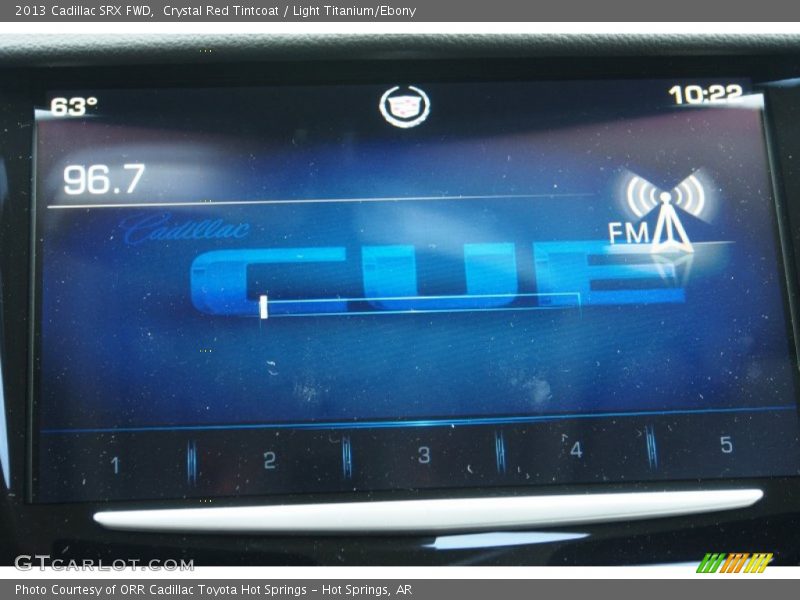 Crystal Red Tintcoat / Light Titanium/Ebony 2013 Cadillac SRX FWD