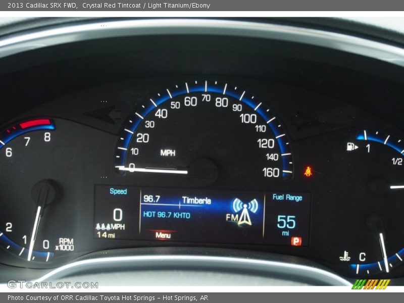 Crystal Red Tintcoat / Light Titanium/Ebony 2013 Cadillac SRX FWD