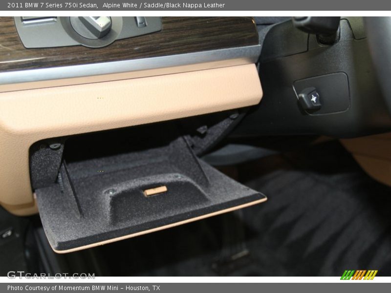 Alpine White / Saddle/Black Nappa Leather 2011 BMW 7 Series 750i Sedan