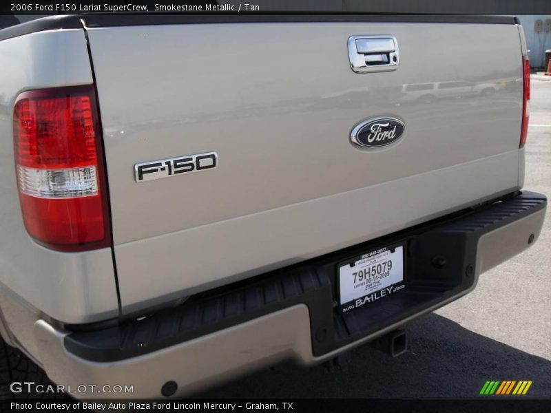 Smokestone Metallic / Tan 2006 Ford F150 Lariat SuperCrew