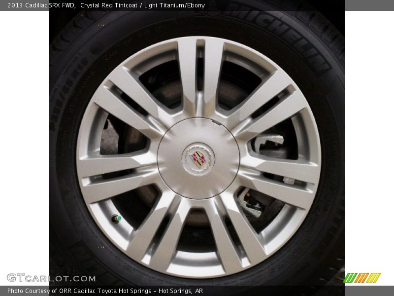 Crystal Red Tintcoat / Light Titanium/Ebony 2013 Cadillac SRX FWD