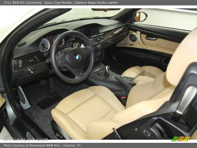 Bamboo Beige Novillo Leather Interior - 2011 M3 Convertible 