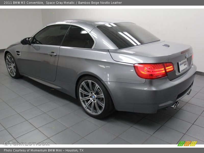 Space Gray Metallic / Bamboo Beige Novillo Leather 2011 BMW M3 Convertible