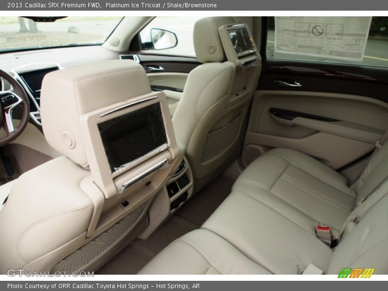 Platinum Ice Tricoat / Shale/Brownstone 2013 Cadillac SRX Premium FWD