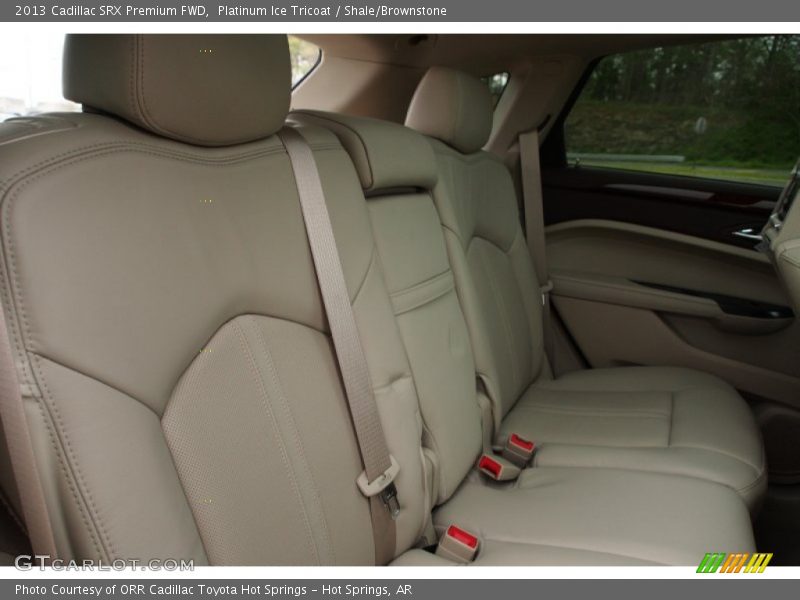 Platinum Ice Tricoat / Shale/Brownstone 2013 Cadillac SRX Premium FWD
