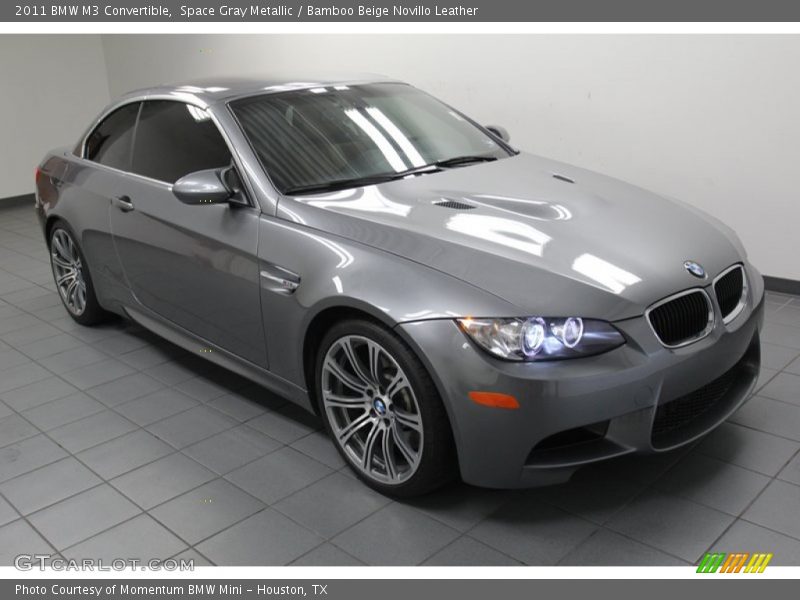 Space Gray Metallic / Bamboo Beige Novillo Leather 2011 BMW M3 Convertible